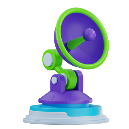 Satellite Dish  3D Icon
