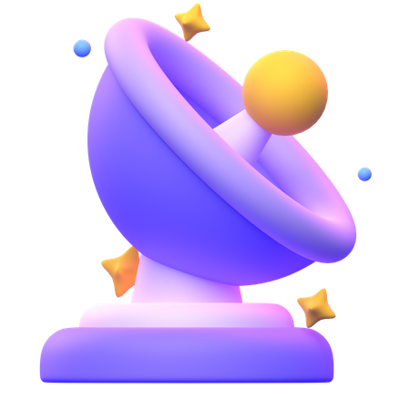 Satellite Dish  3D Icon