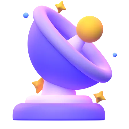 Satellite Dish  3D Icon