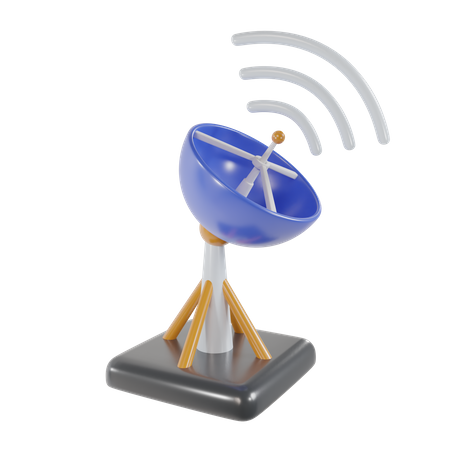 Satellite Dish  3D Icon