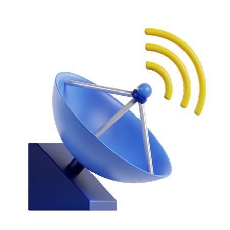 Satellite Dish  3D Icon