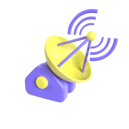 Satellite Dish  3D Icon