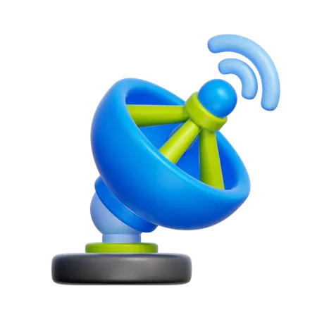 Satellite Dish  3D Icon