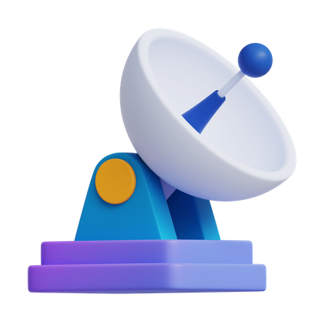 Satellite Dish  3D Icon