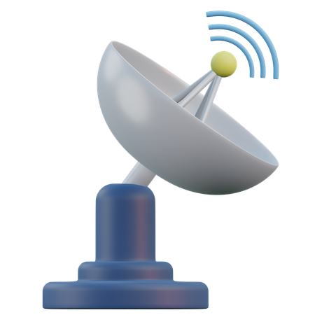 Satellite Dish  3D Icon