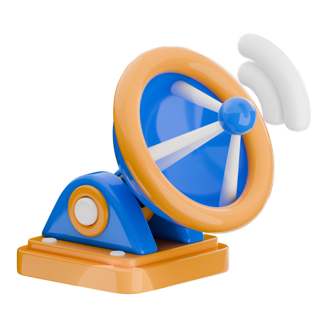 Satellite Dish  3D Icon