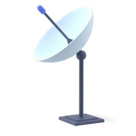 Satellite Dish 3D Illustration