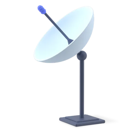 Satellite Dish  3D Illustration