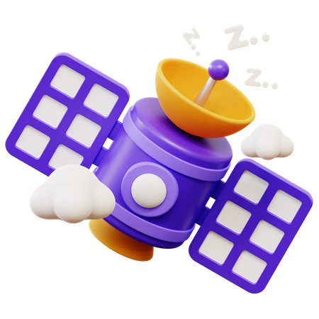 Satellite error  3D Icon