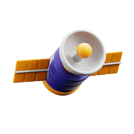 Satellite spatial  3D Icon