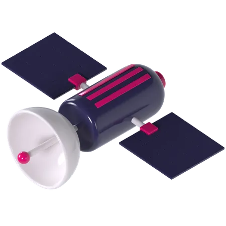 Satellite spatial  3D Icon