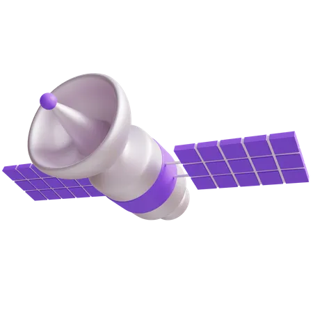 Satellite spatial  3D Icon