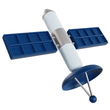 Satellite For Advanced Space  3D Icon