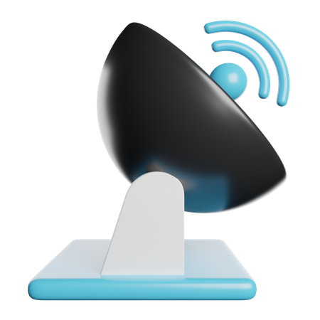 Satellite Signal  3D Icon
