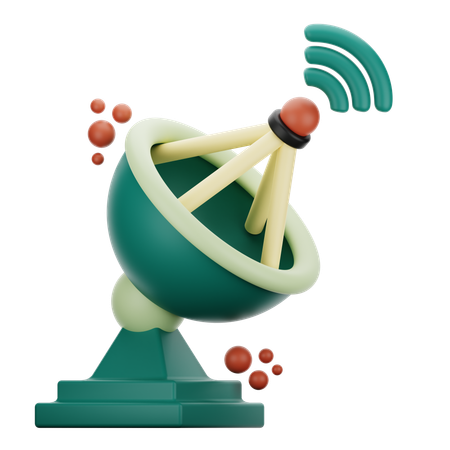 Satelliten Fernsehen  3D Icon