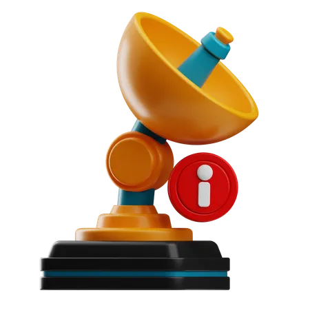 Satellitenschüssel  3D Icon