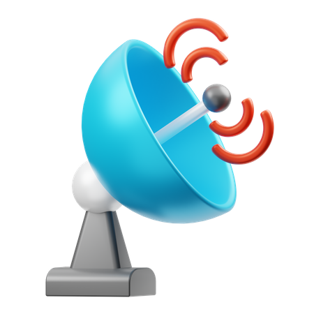 Satellitenschüssel  3D Icon