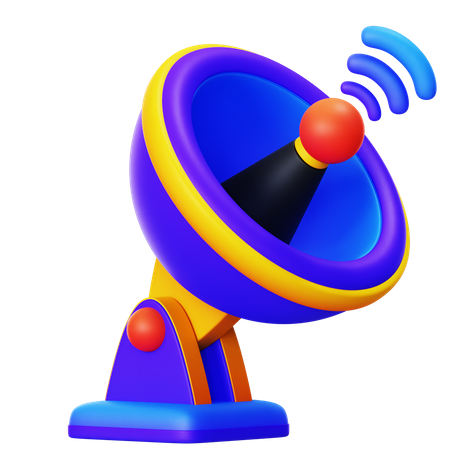 Satellitenschüssel  3D Icon