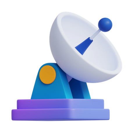 Satellitenschüssel  3D Icon