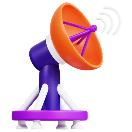 Satellitenschüssel  3D Icon