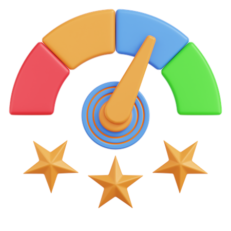 La satisfacción del cliente  3D Icon