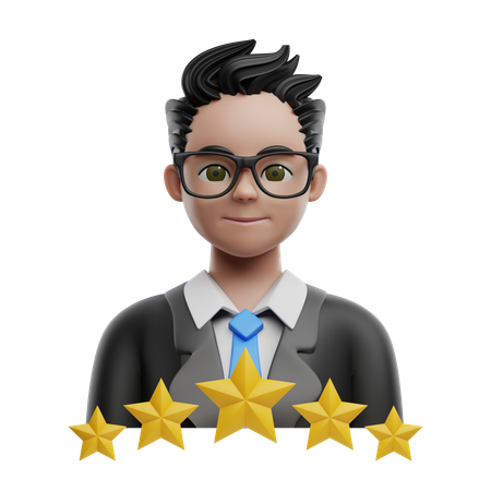 Satisfaction du client  3D Icon