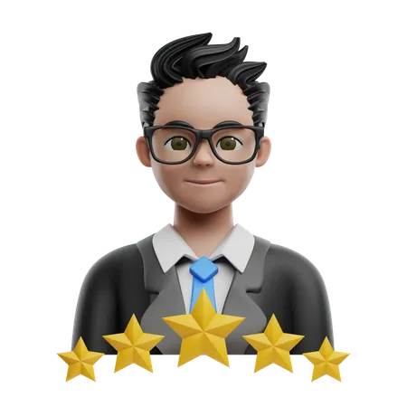 Satisfaction du client  3D Icon