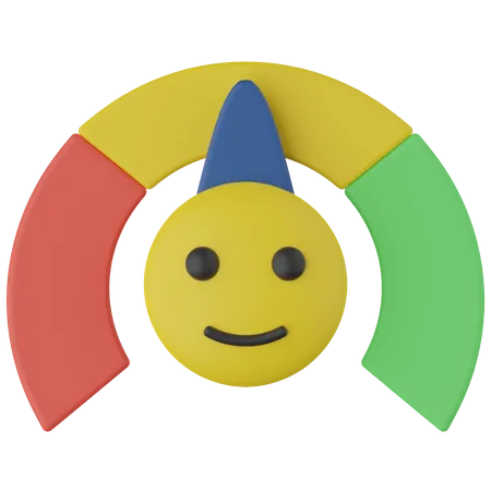 Satisfaction Scale 3D Icon