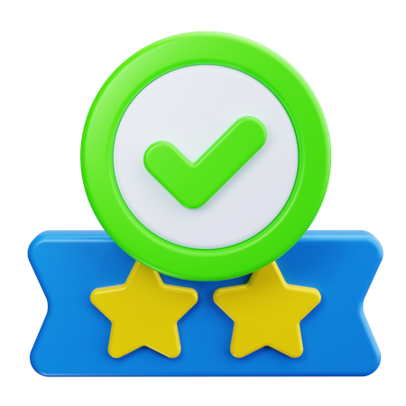 Satisfaction Seal  3D Icon