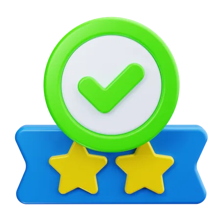 Satisfaction Seal  3D Icon