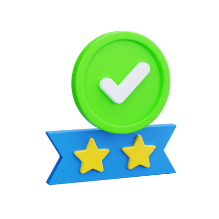 Satisfaction Seal  3D Icon