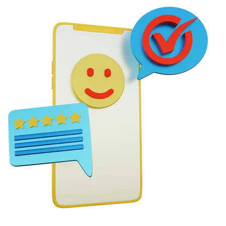 Satisfactory Rating 3D Icon