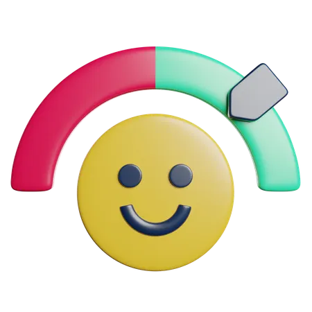 Satisfeito  3D Icon
