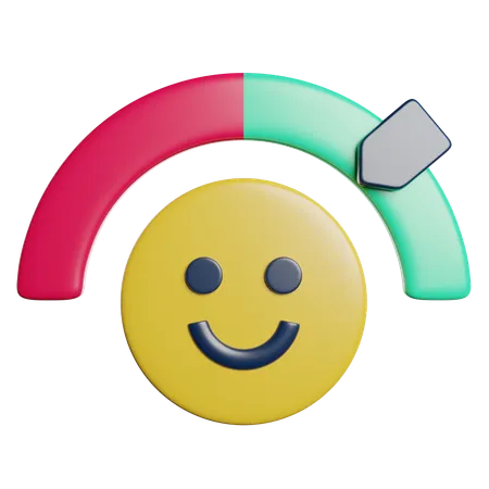 Satisfied Feedback Rate 3D Icon