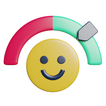 Satisfied  3D Icon