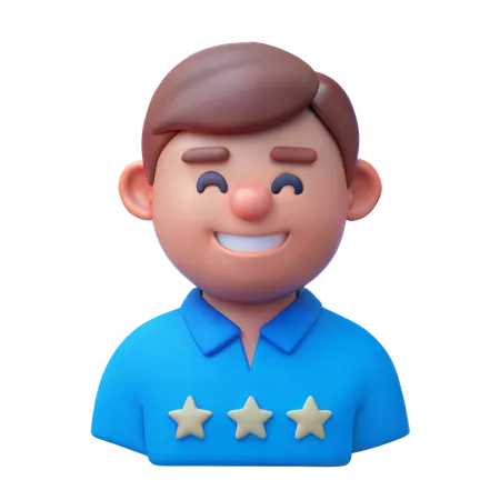 Satisfied Customer  3D Icon