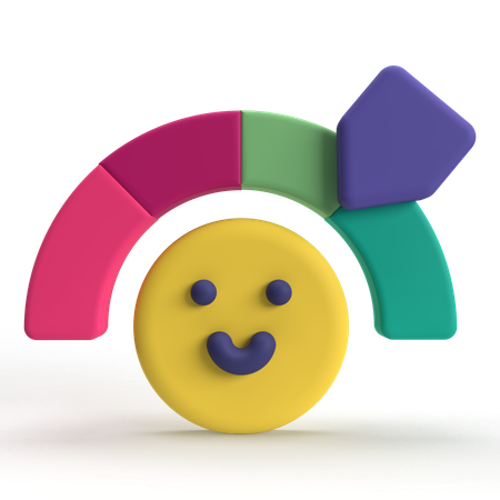 満足度調査  3D Icon