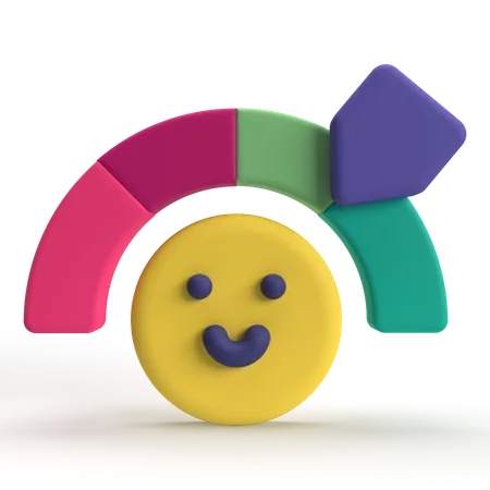 満足度調査  3D Icon