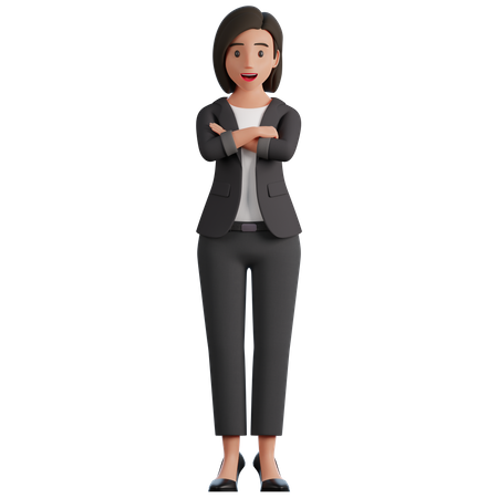 Satisfied woman  3D Icon