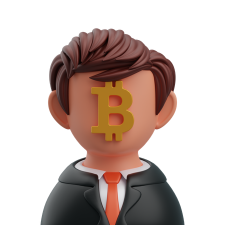 Satoshi Nakamoto  3D Icon