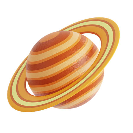 土星  3D Icon