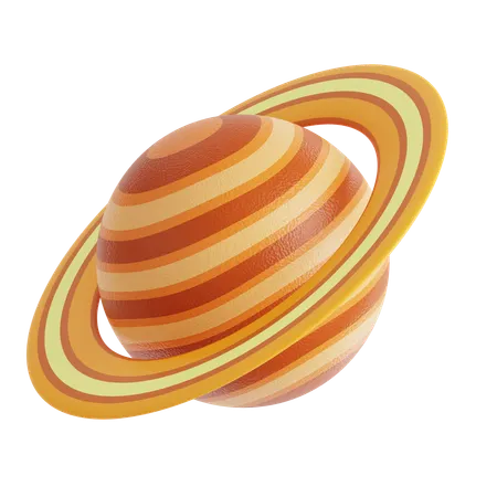 土星  3D Icon