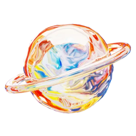 土星  3D Icon