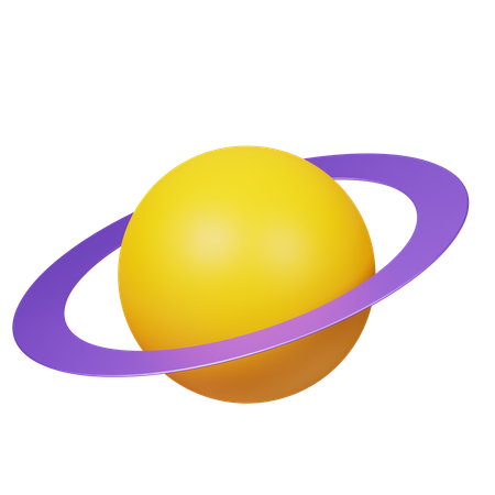 Saturn  3D Icon
