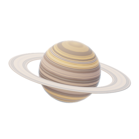 Saturn  3D Icon