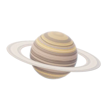 Saturn  3D Icon