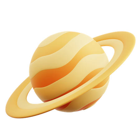 Saturn  3D Icon