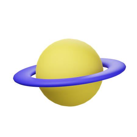 Saturn  3D Icon