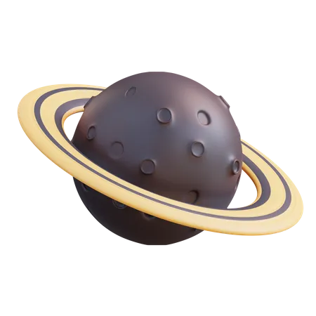 3 D Illustration Saturn 3D Icon