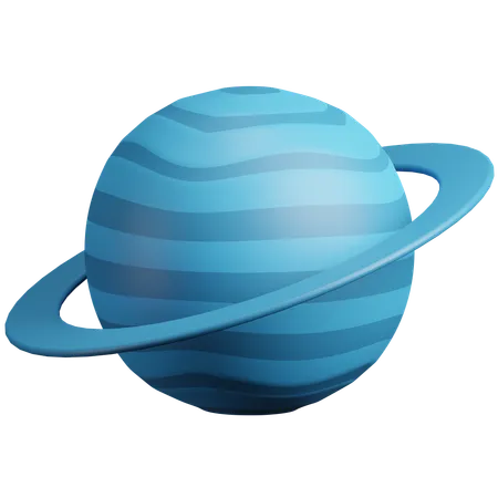 Saturn Planet  3D Icon